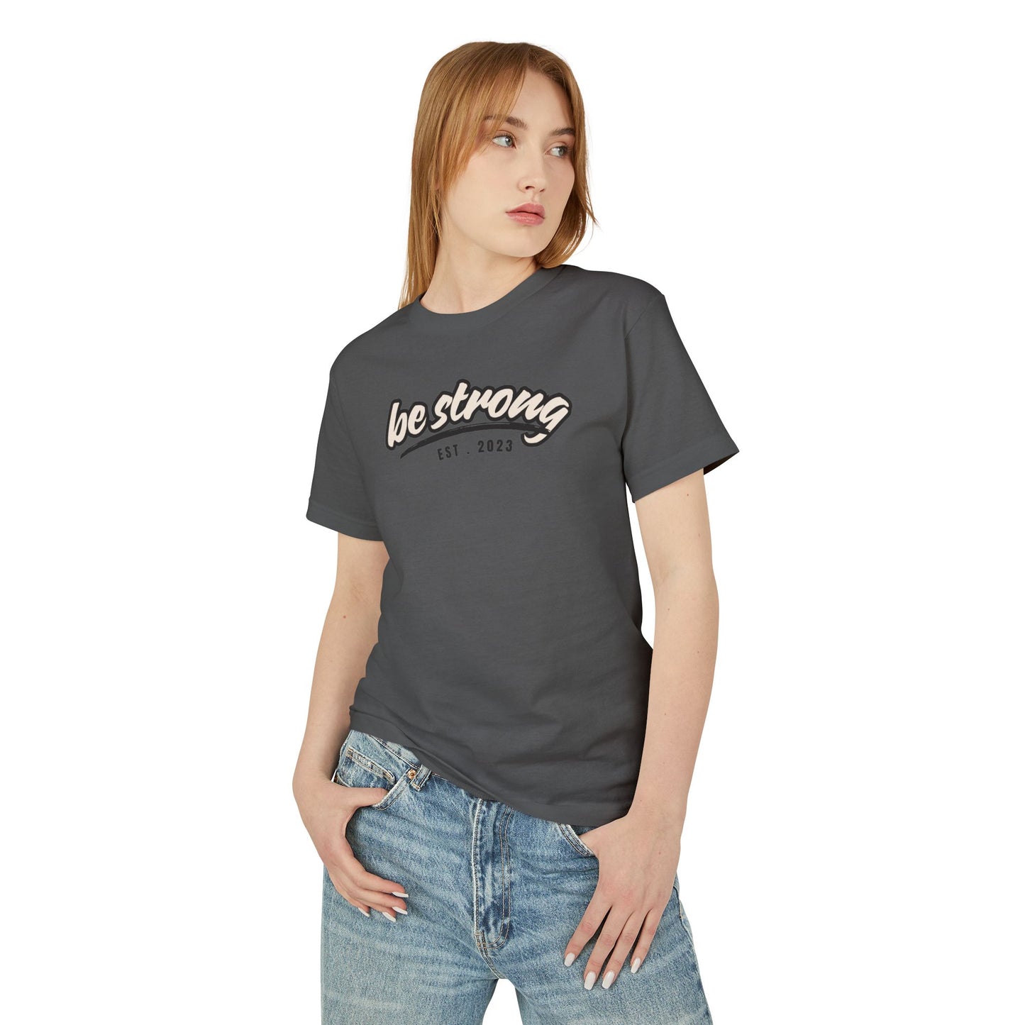 be strong - Unisex Garment-Dyed Heavyweight Cotton Tee