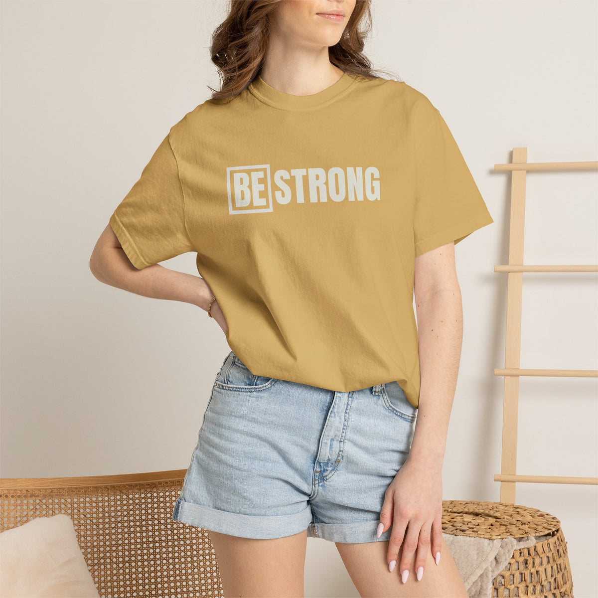 Be Strong Logo Comfort Colors Tee