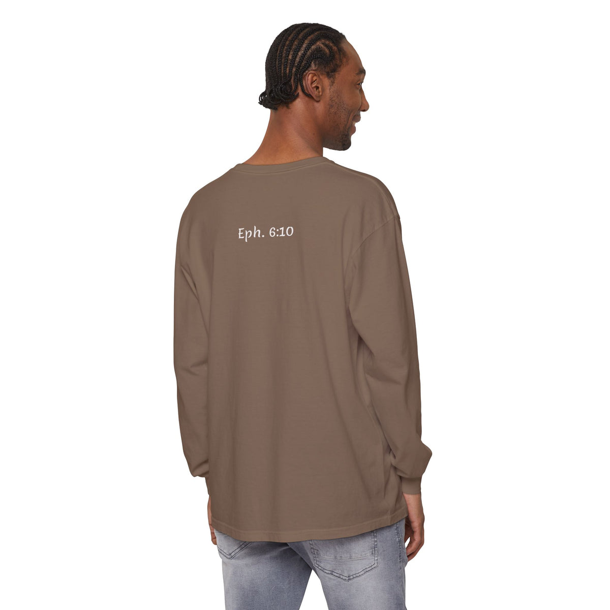 Eph 6:10 Script Long Sleeve Tee