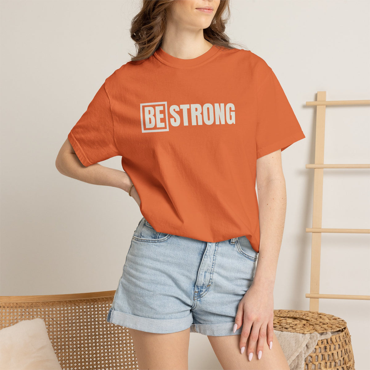 Be Strong Logo Comfort Colors Tee