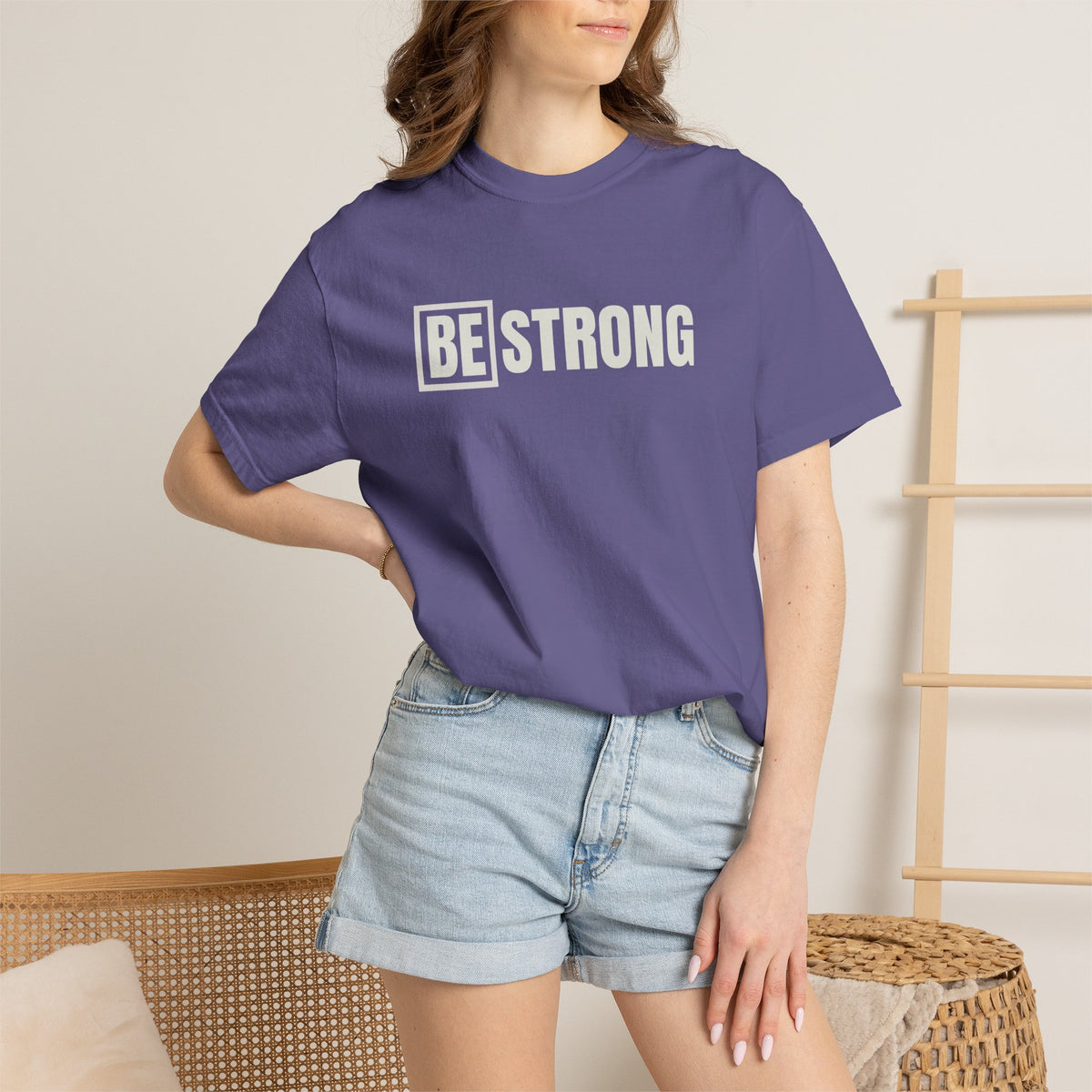 Be Strong Logo Comfort Colors Tee
