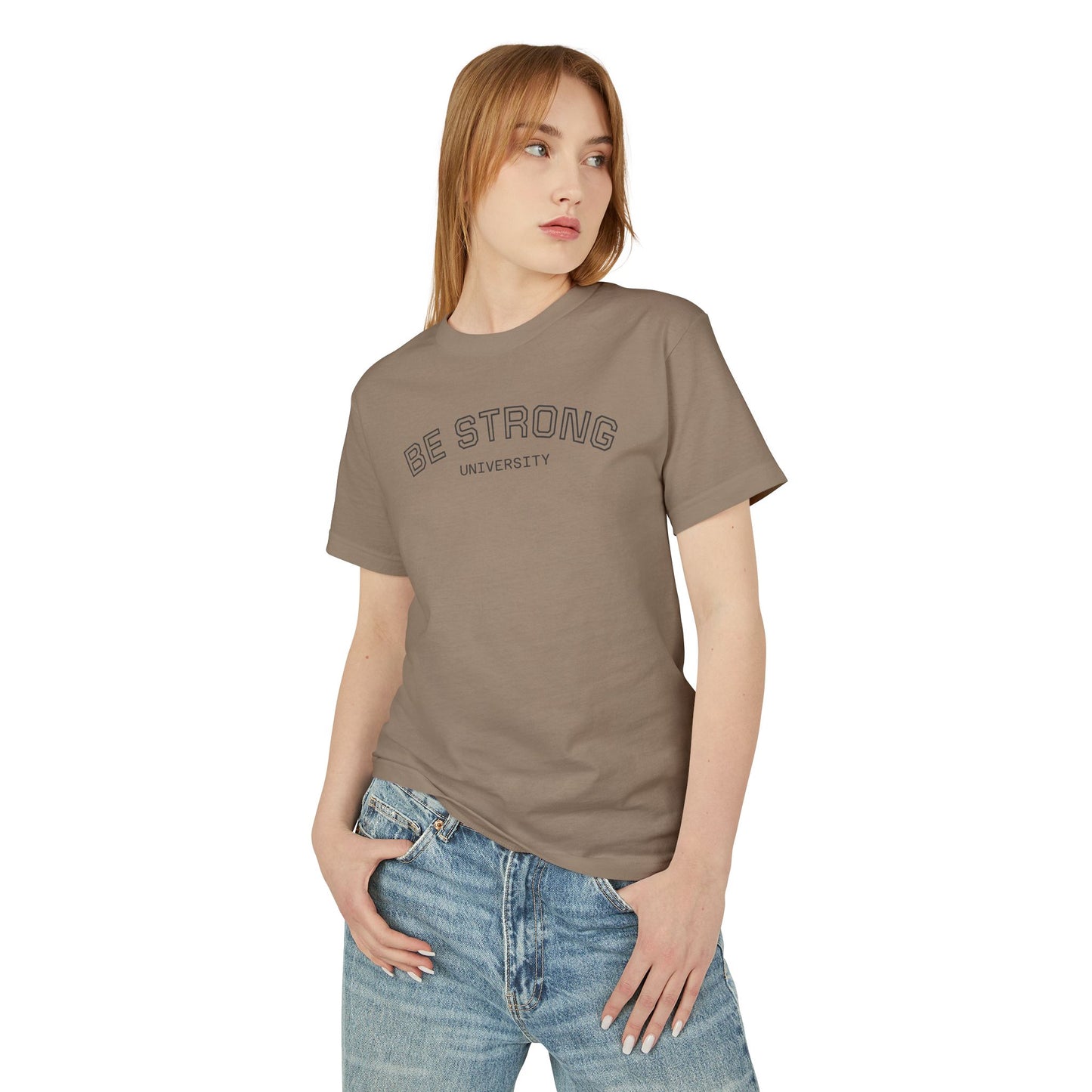 BE STRONG University - Unisex Heavyweight Cotton Tee