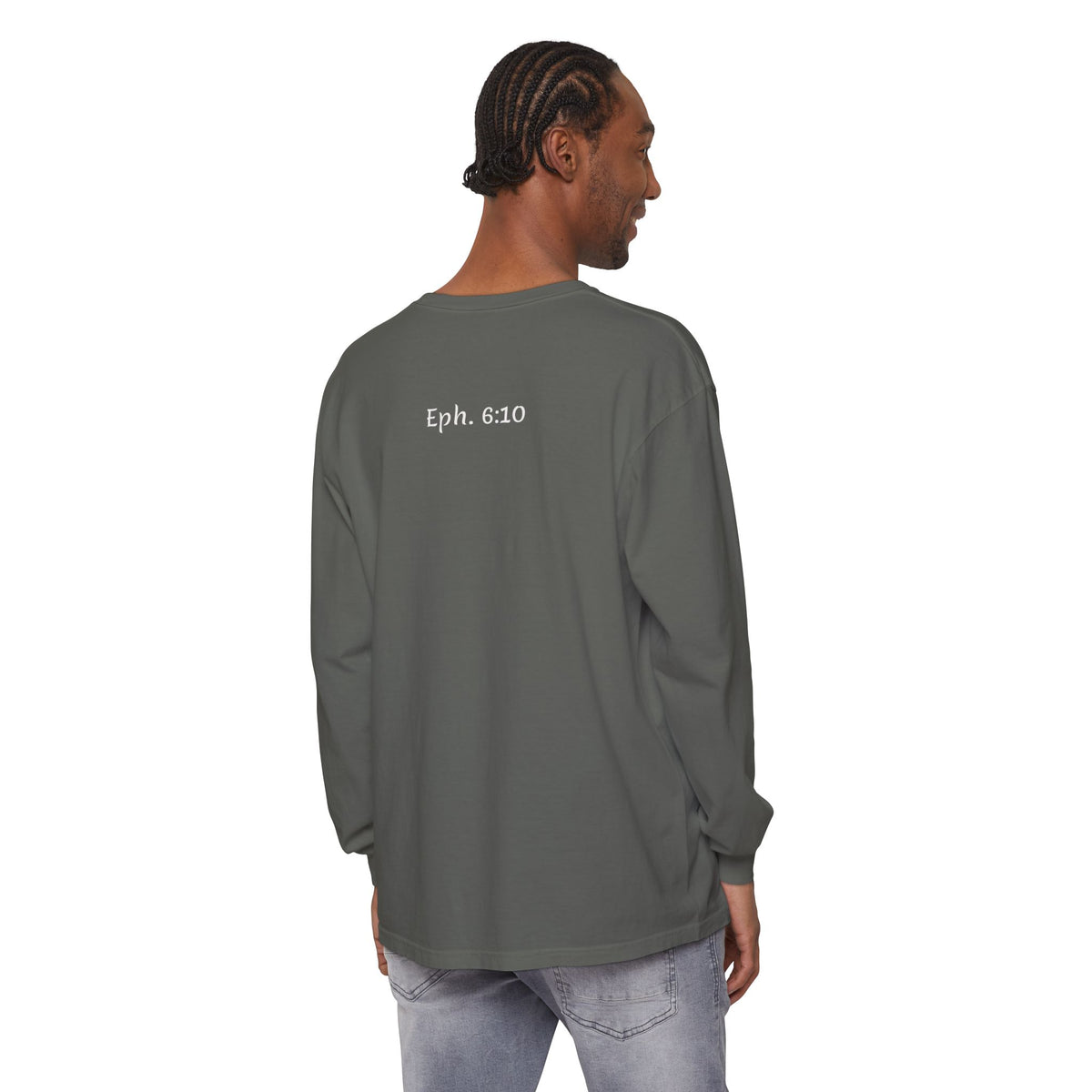 Eph 6:10 Script Long Sleeve Tee