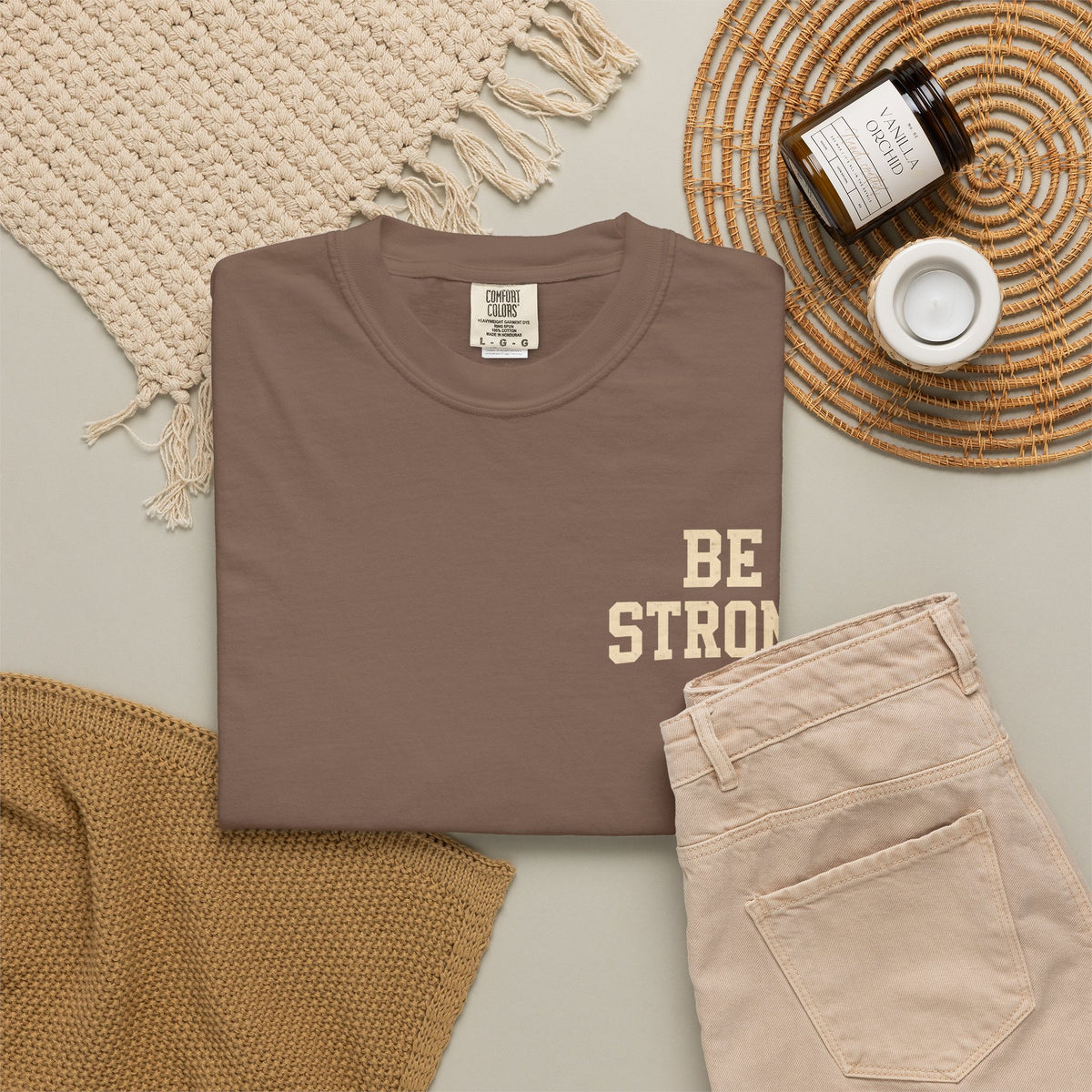 Be Strong Christian T-Shirt — 'Be Strong in the Lord' Ephesians 6:10 Faith Tee