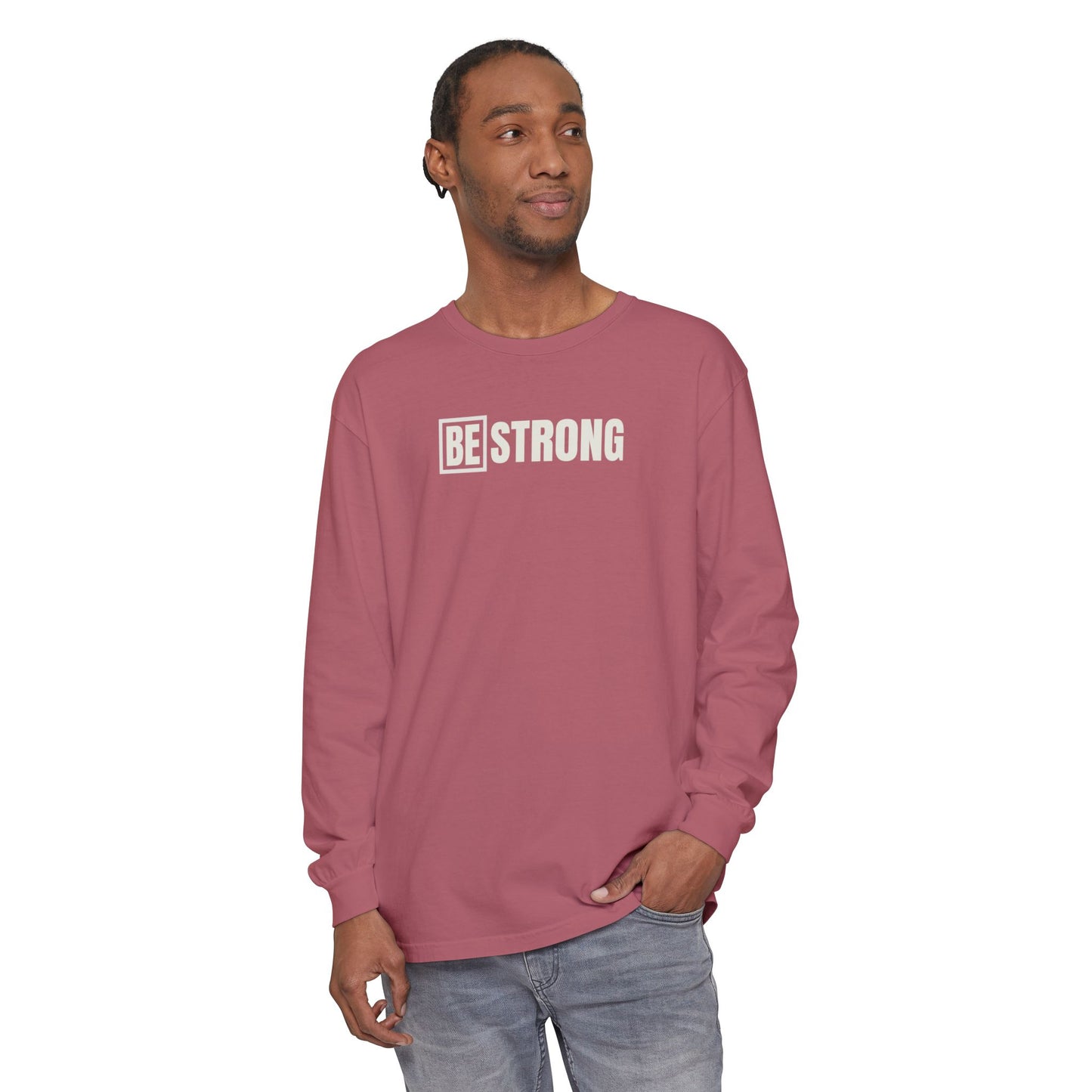 BE strong -Unisex - Colored Comfort-Long Sleeve T-Shirt