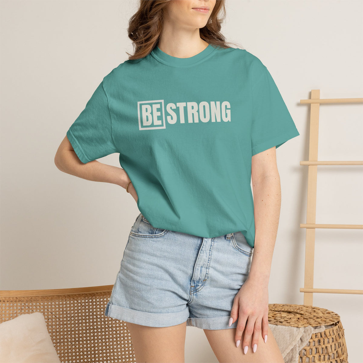Be Strong Logo Comfort Colors Tee