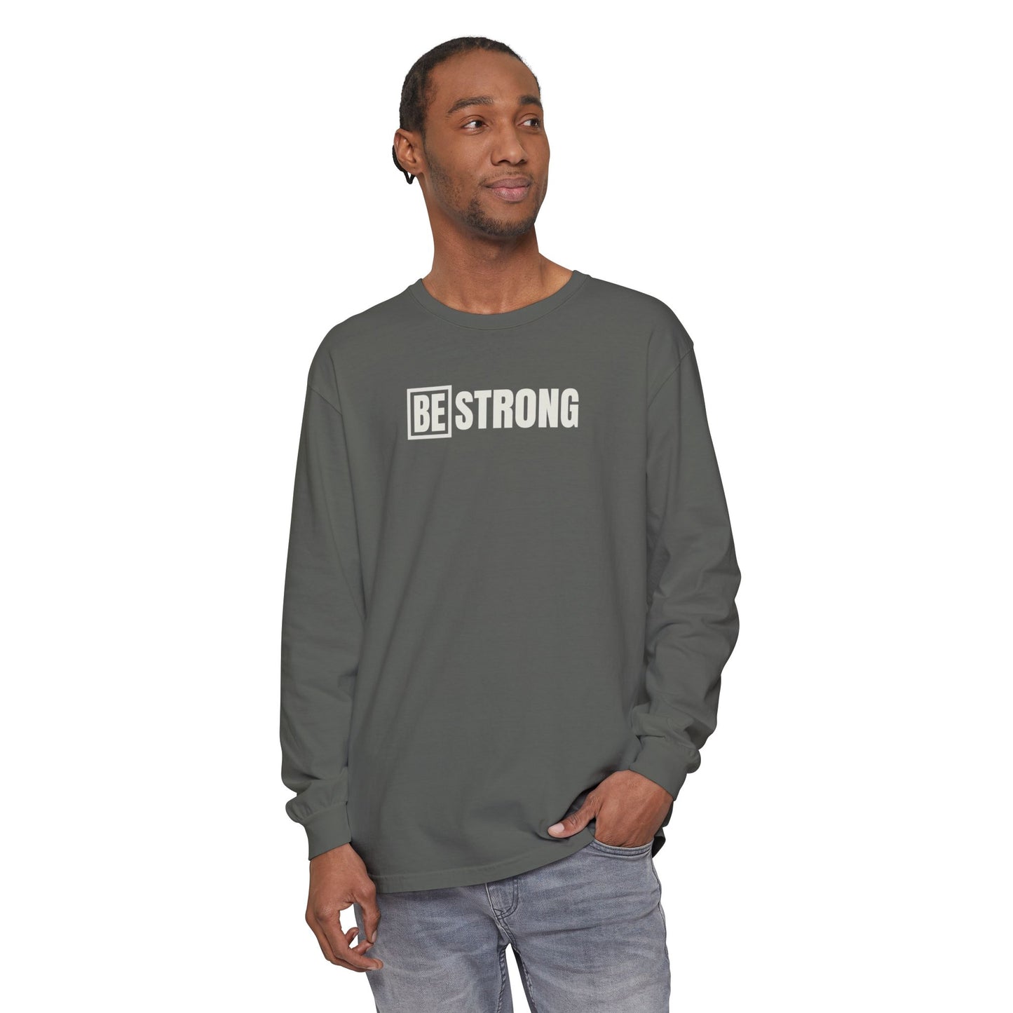 BE strong -Unisex - Colored Comfort-Long Sleeve T-Shirt