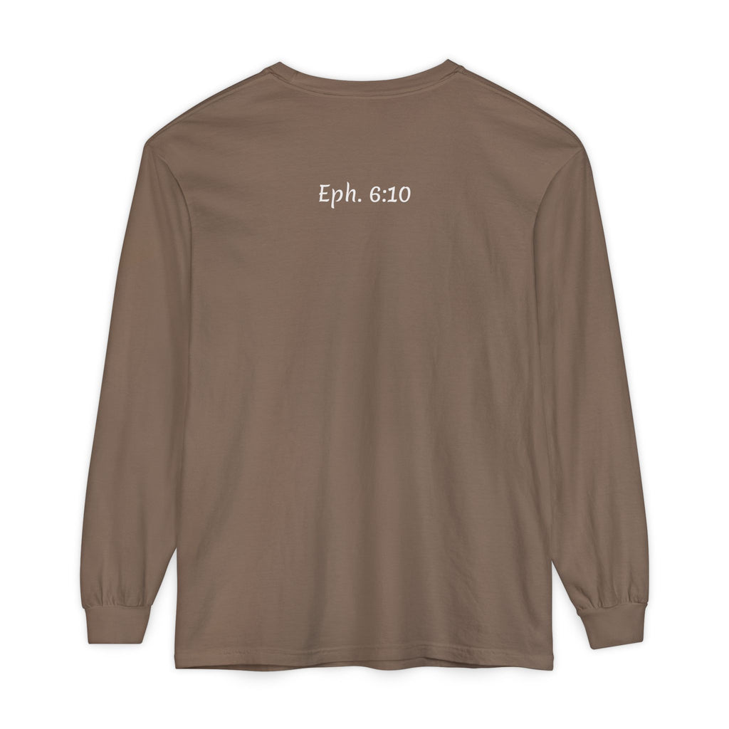 Eph 6:10 Script Long Sleeve Tee