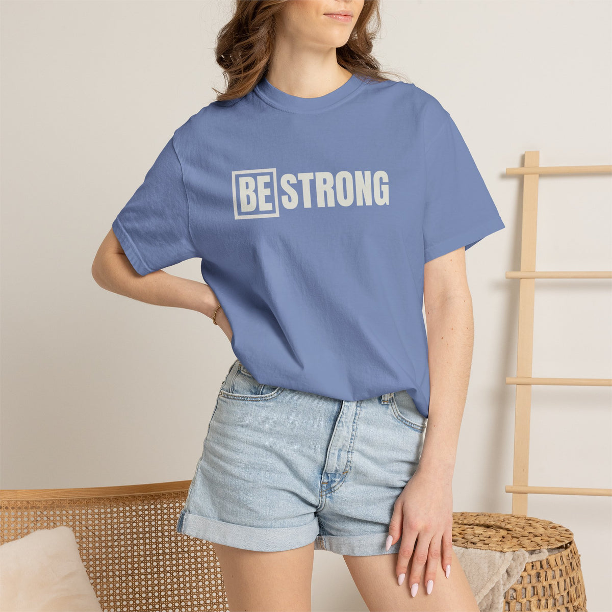 Be Strong Logo Comfort Colors Tee