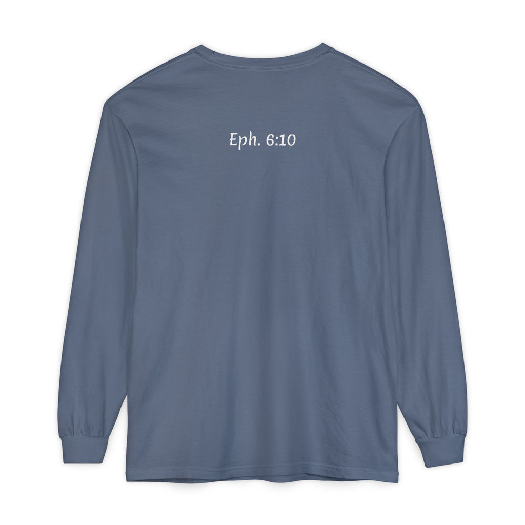 Eph 6:10 Script Long Sleeve Tee