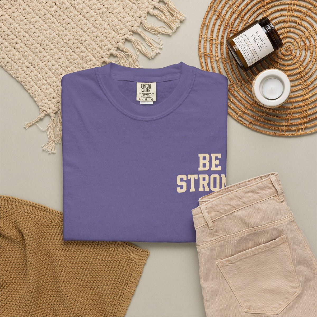 Be Strong Christian T-Shirt — 'Be Strong in the Lord' Ephesians 6:10 Faith Tee