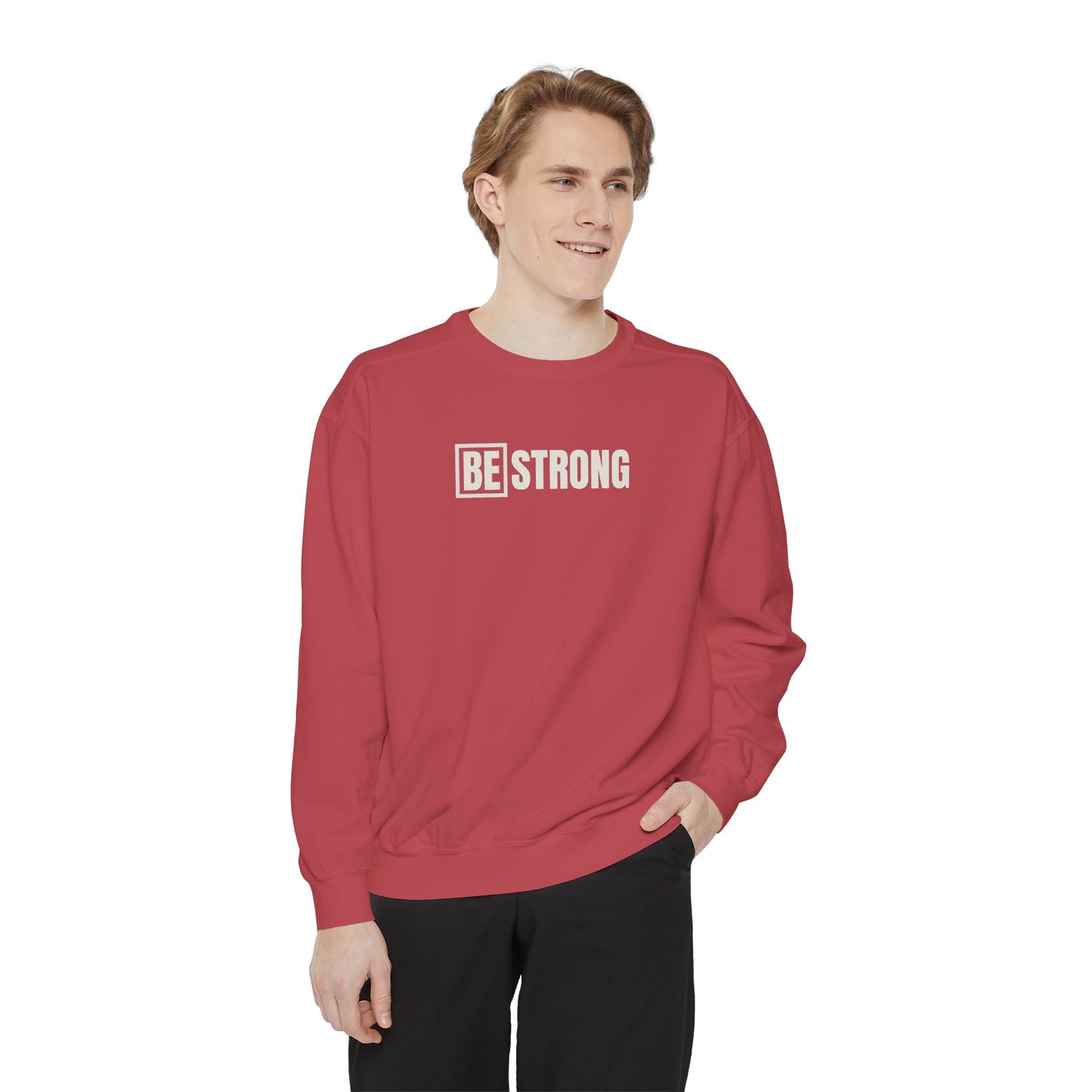 [BE] STRONG - Comfort Colors - Unisex Sweatshirt
