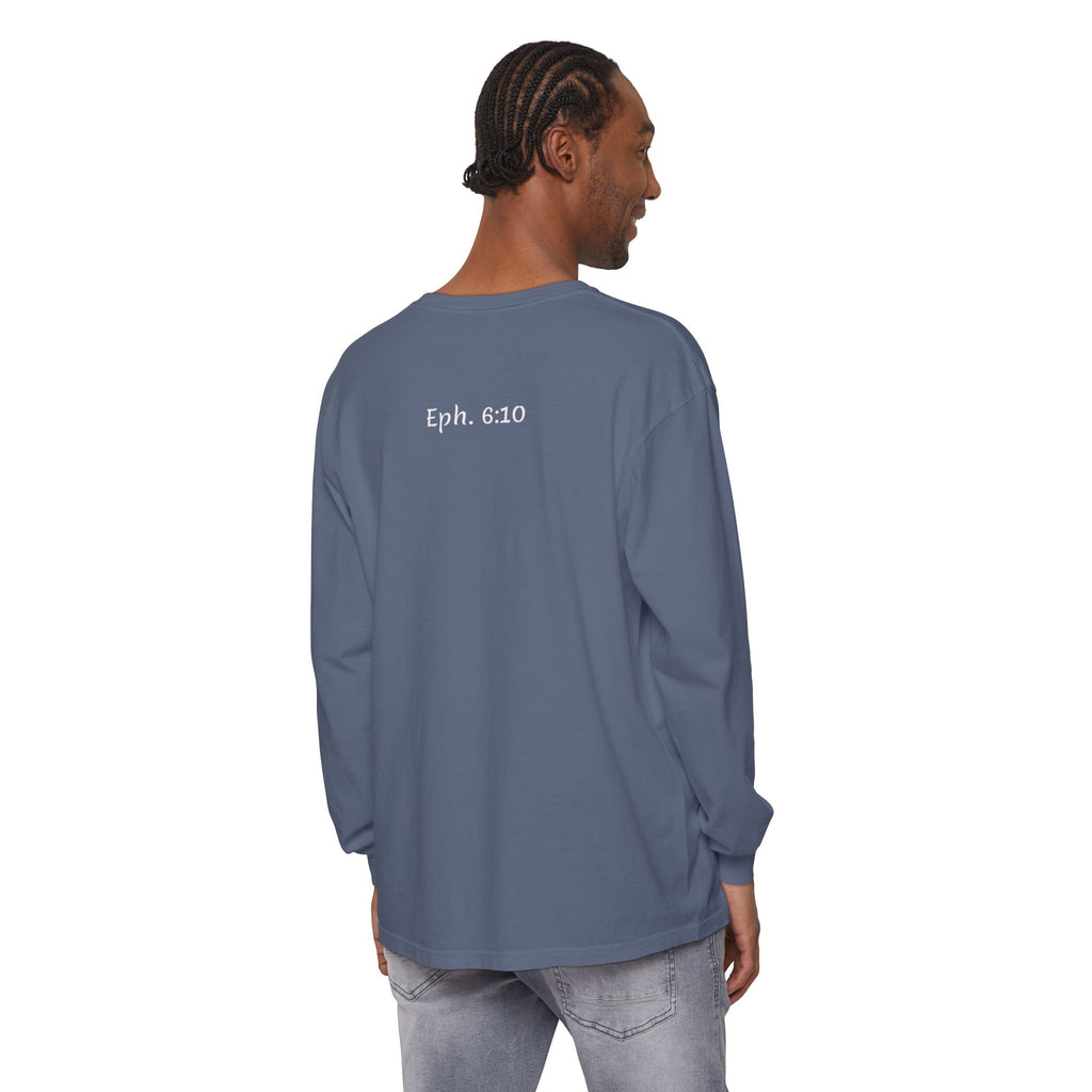 Eph 6:10 Script Long Sleeve Tee