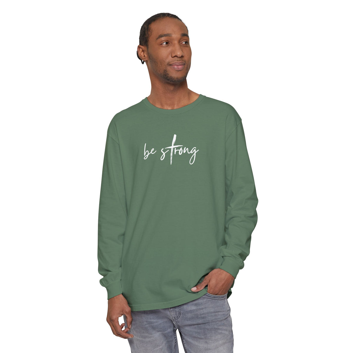 Eph 6:10 Script Long Sleeve Tee