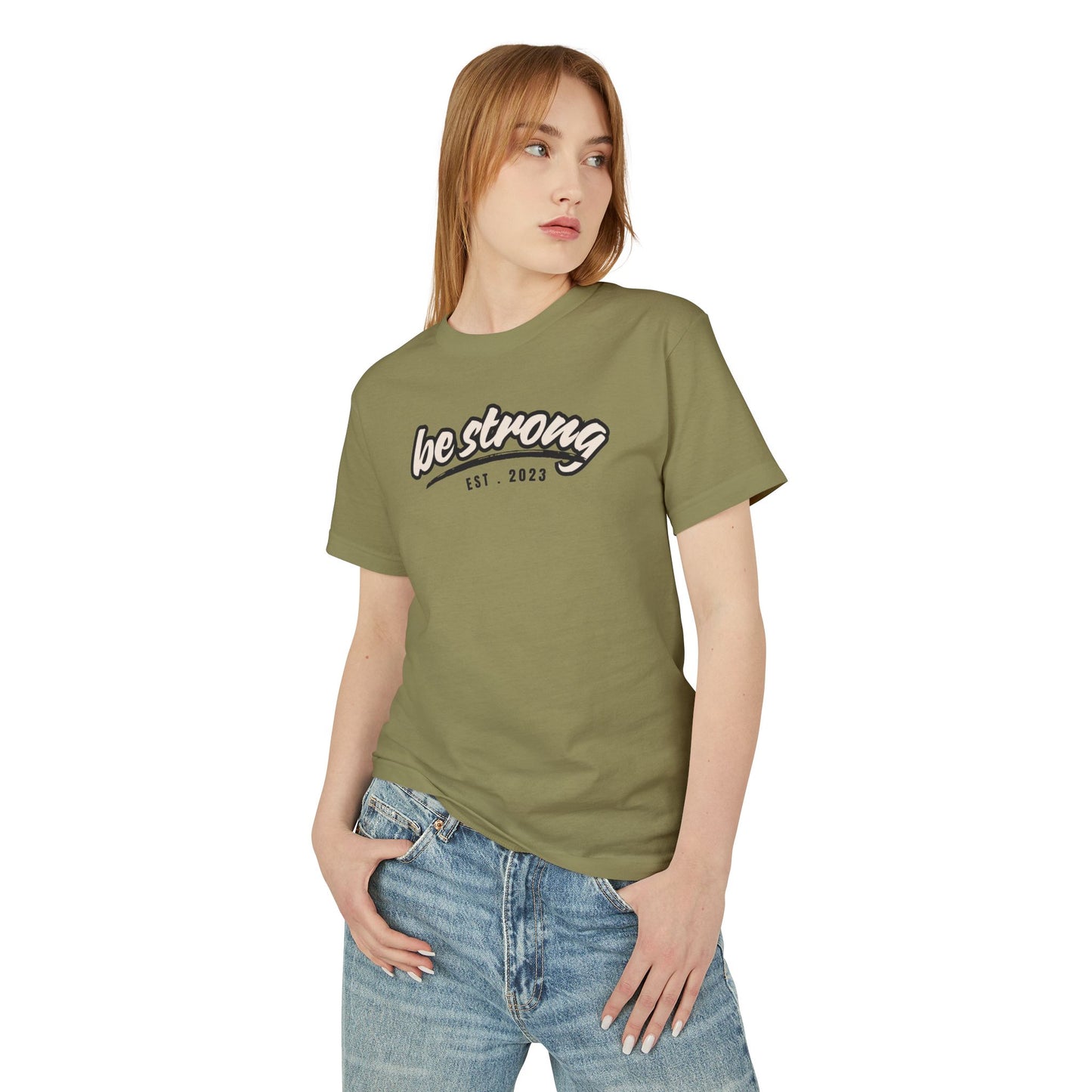 be strong - Unisex Garment-Dyed Heavyweight Cotton Tee