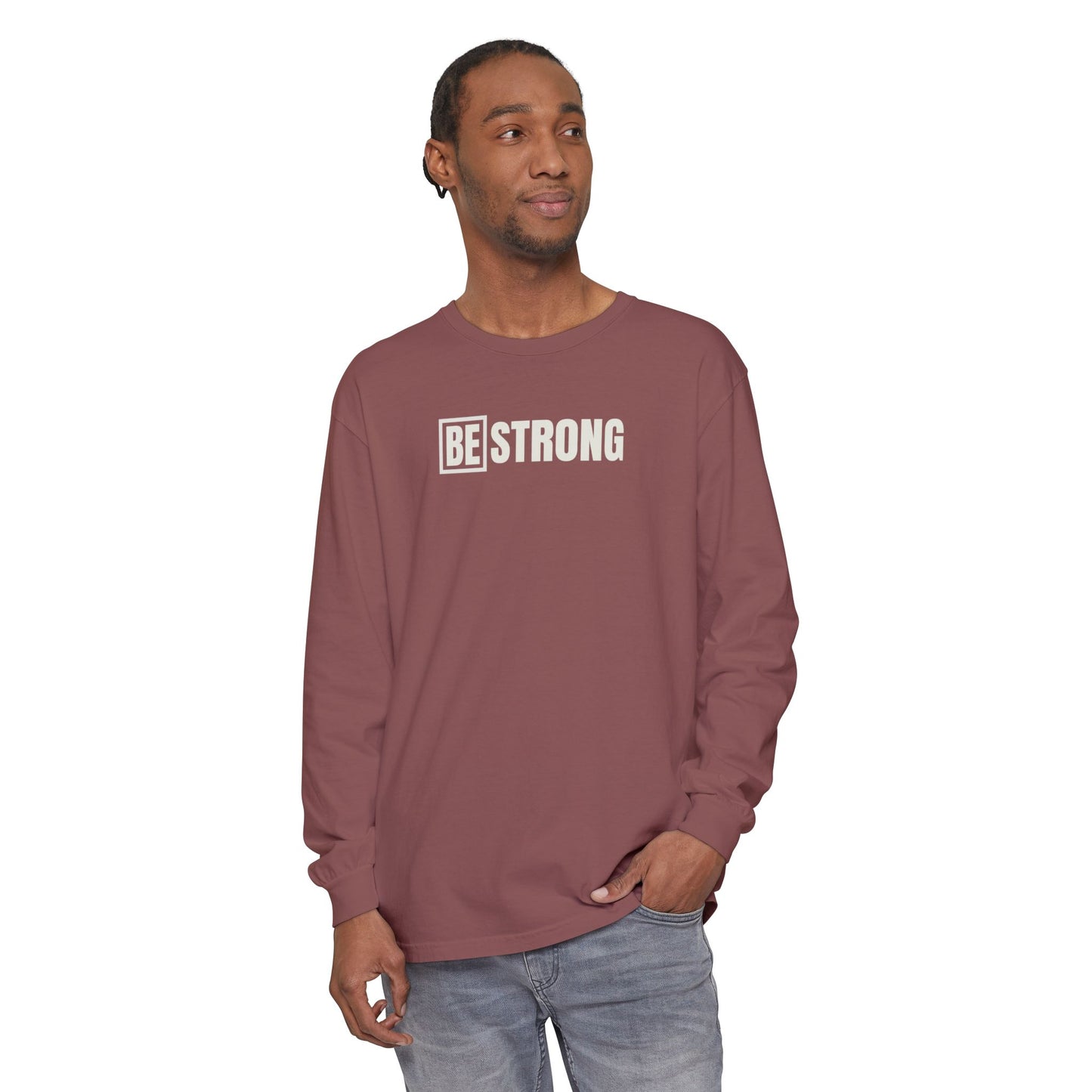 BE strong -Unisex - Colored Comfort-Long Sleeve T-Shirt