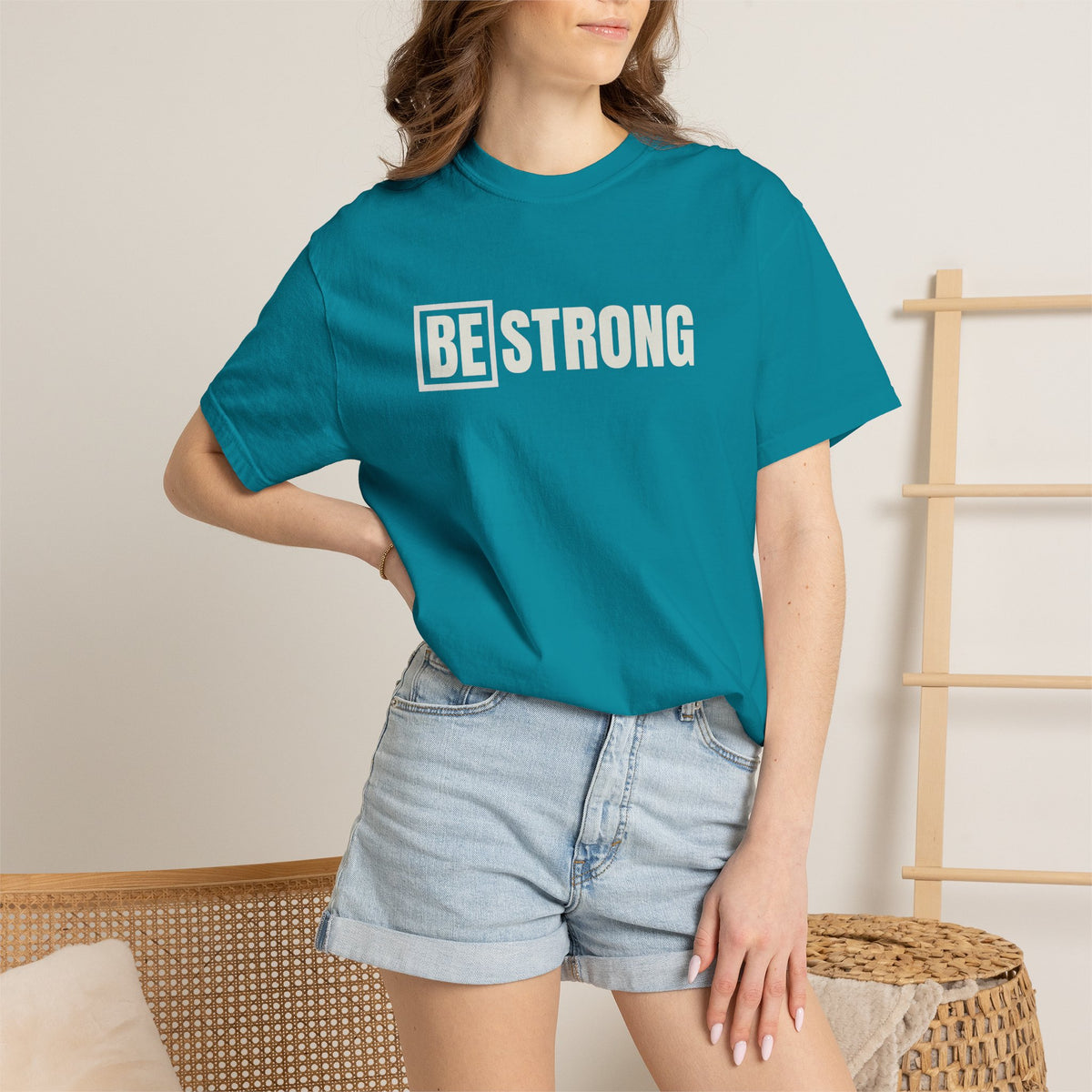 Be Strong Logo Comfort Colors Tee