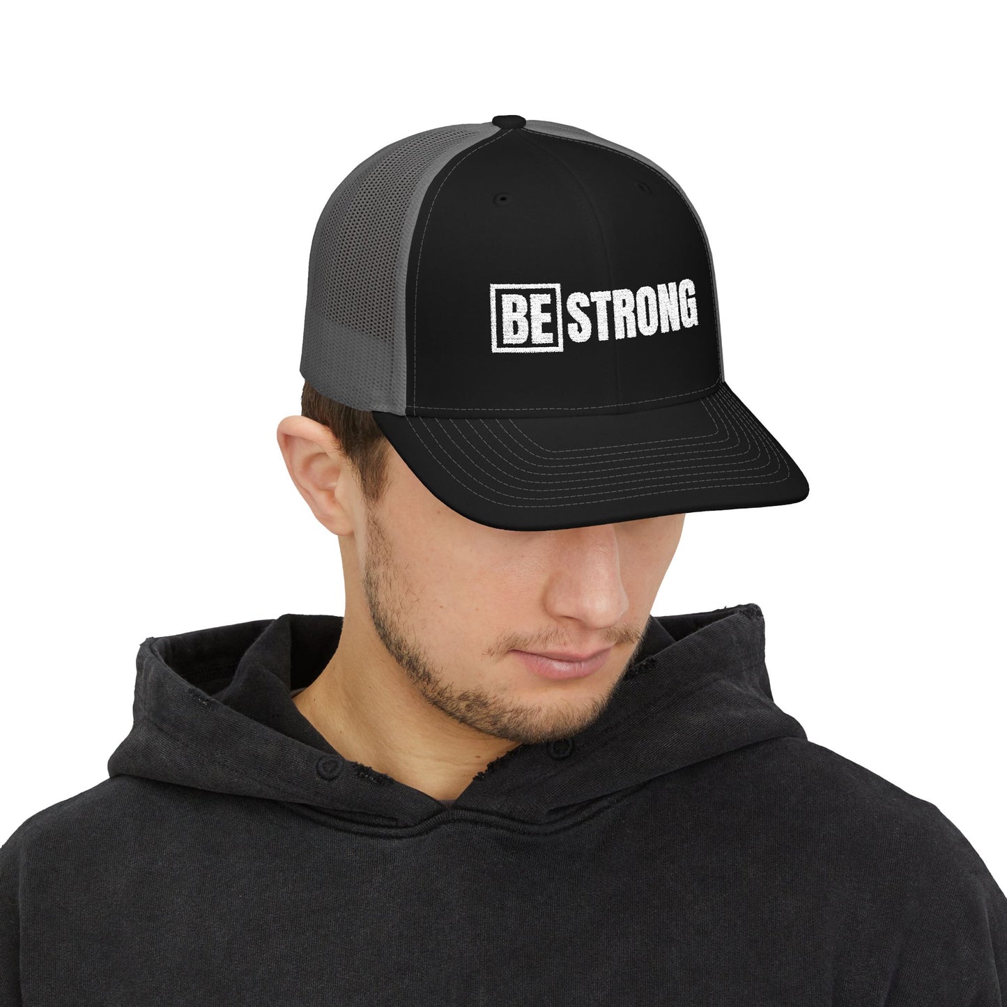 B[E] STRONG - Snapback Trucker Cap (Embroidery)