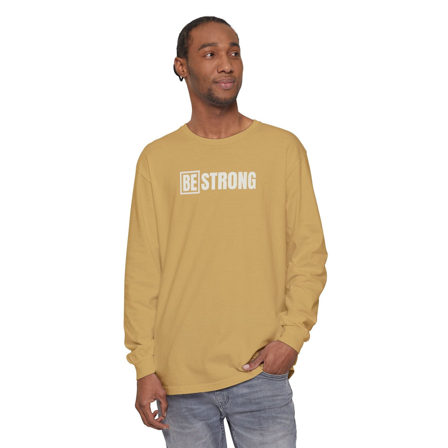 BE strong -Unisex - Colored Comfort-Long Sleeve T-Shirt