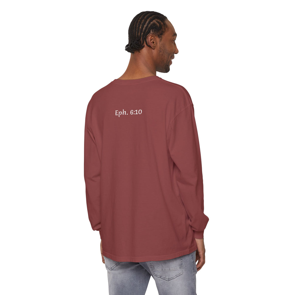 Eph 6:10 Script Long Sleeve Tee