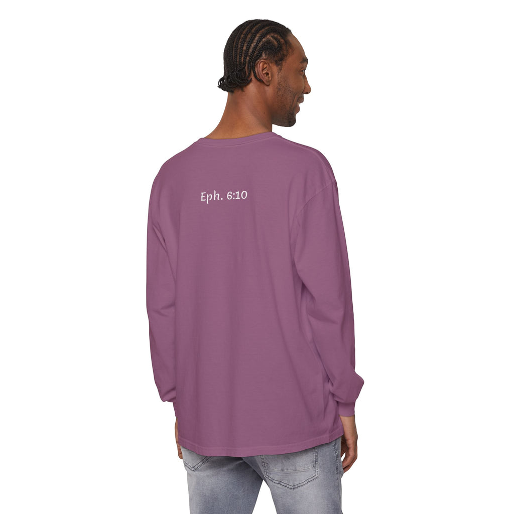 Eph 6:10 Script Long Sleeve Tee