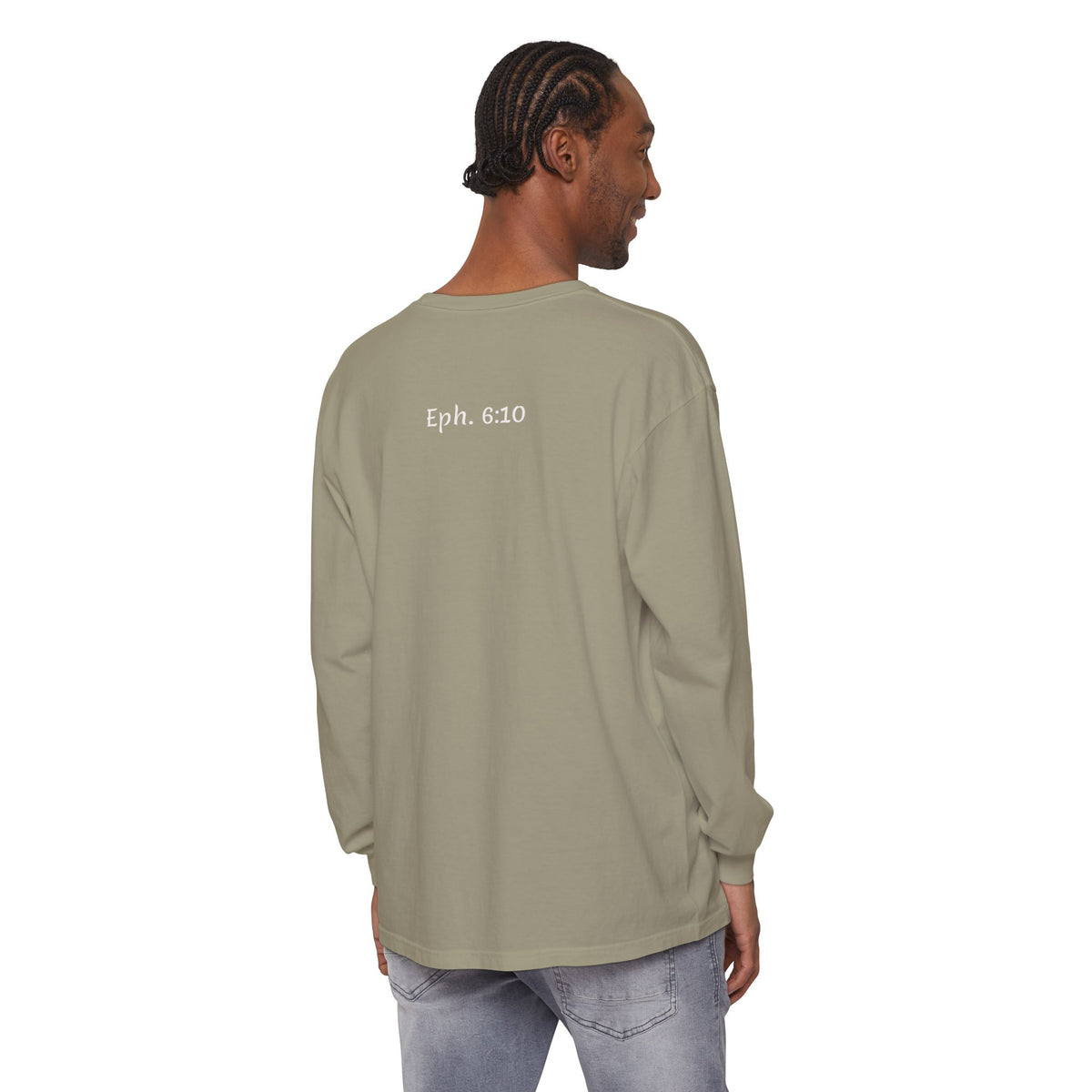 Eph 6:10 Script Long Sleeve Tee