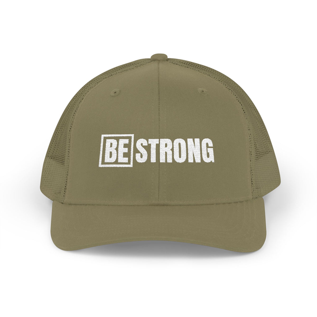 Be Strong Embroidered Trucker Cap
