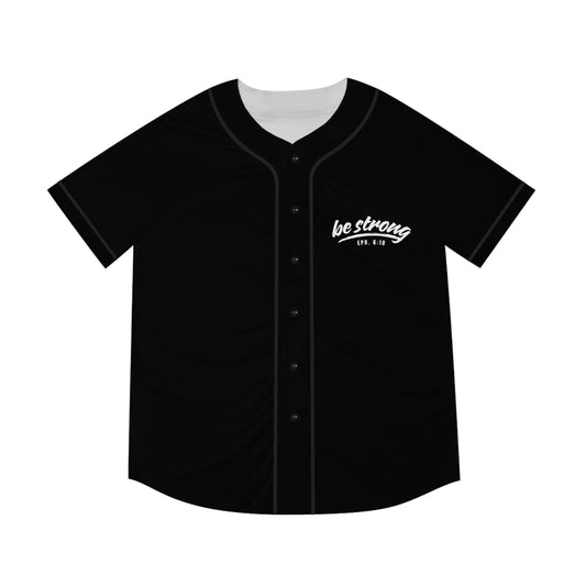 be strong- Eph 6:10 - Men's Baseball Jersey (AOP)