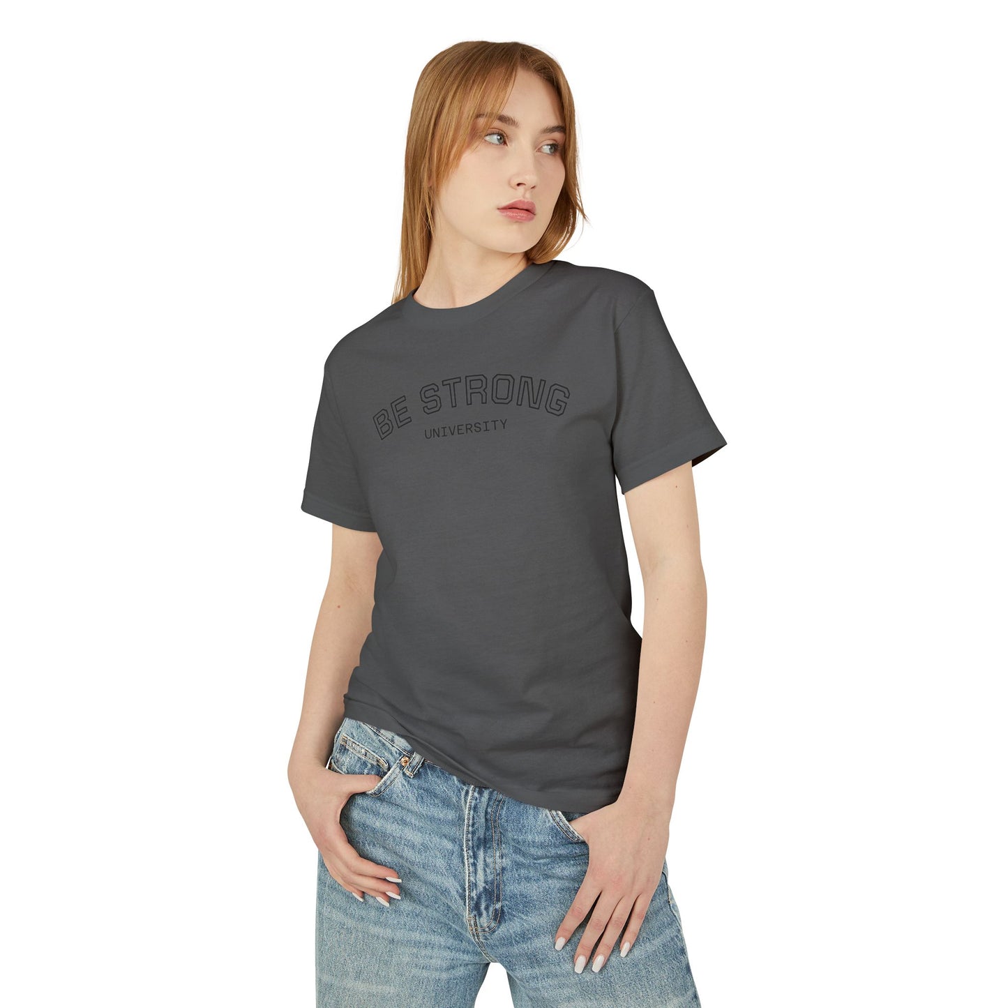 BE STRONG University - Unisex Heavyweight Cotton Tee