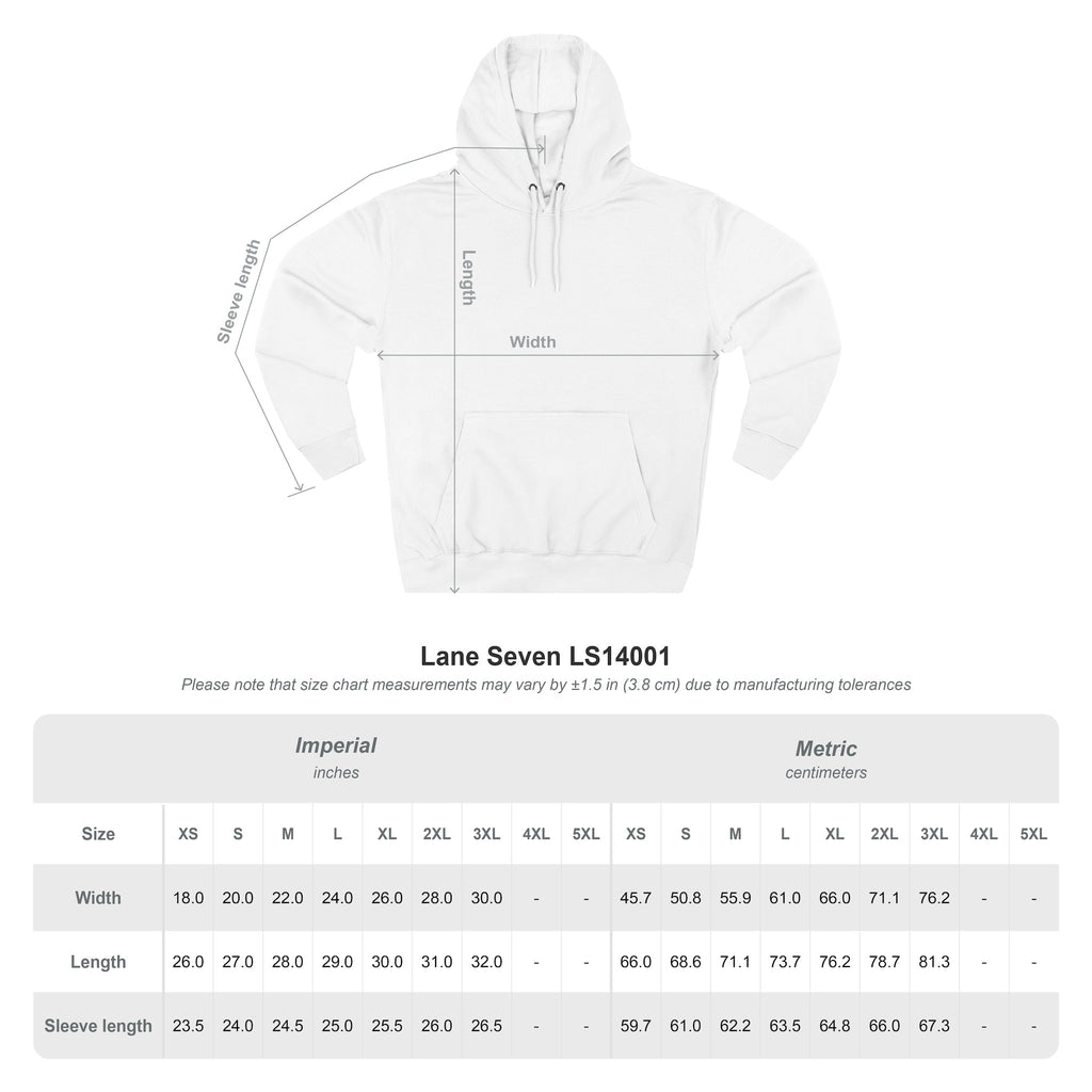 Eph 6:10 Three-Panel Fleece Hoodie