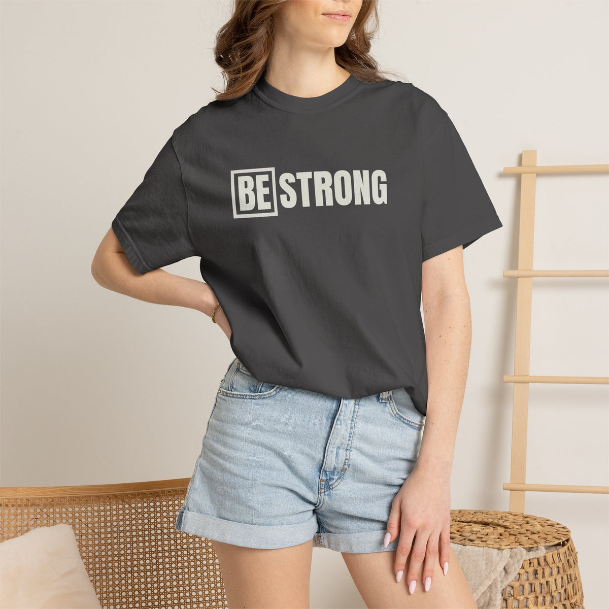 Be Strong Logo Comfort Colors Tee