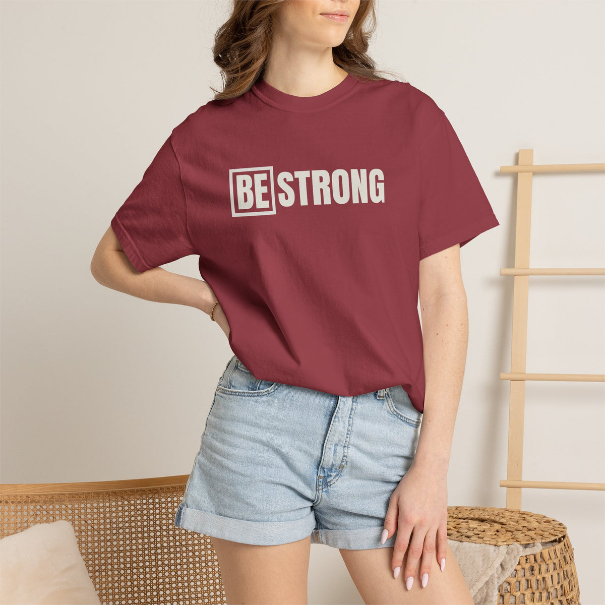 Be Strong Logo Comfort Colors Tee
