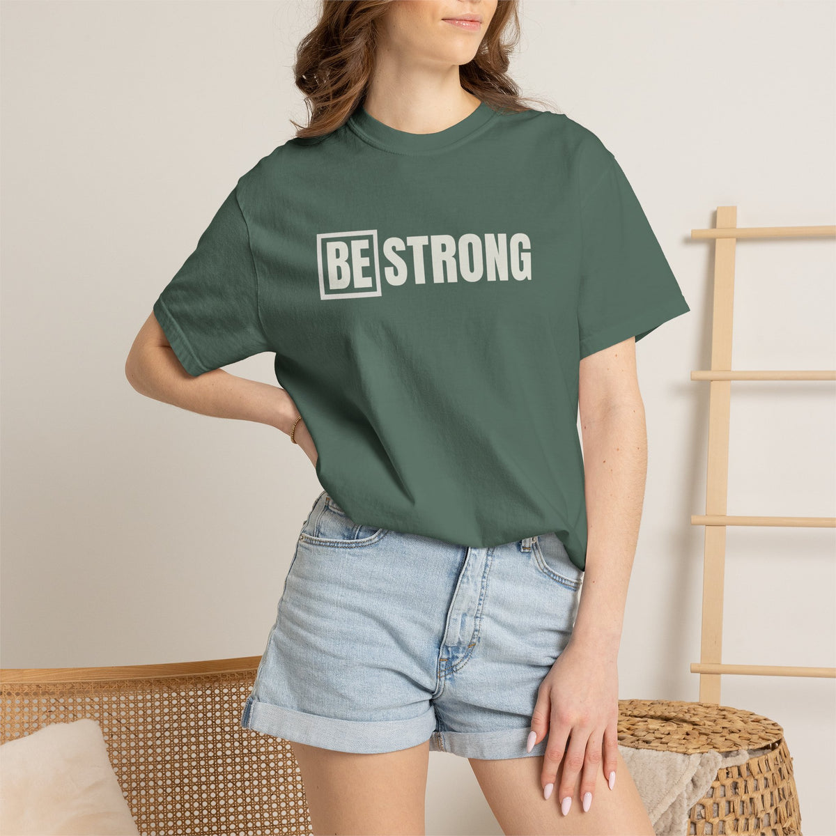 Be Strong Logo Comfort Colors Tee