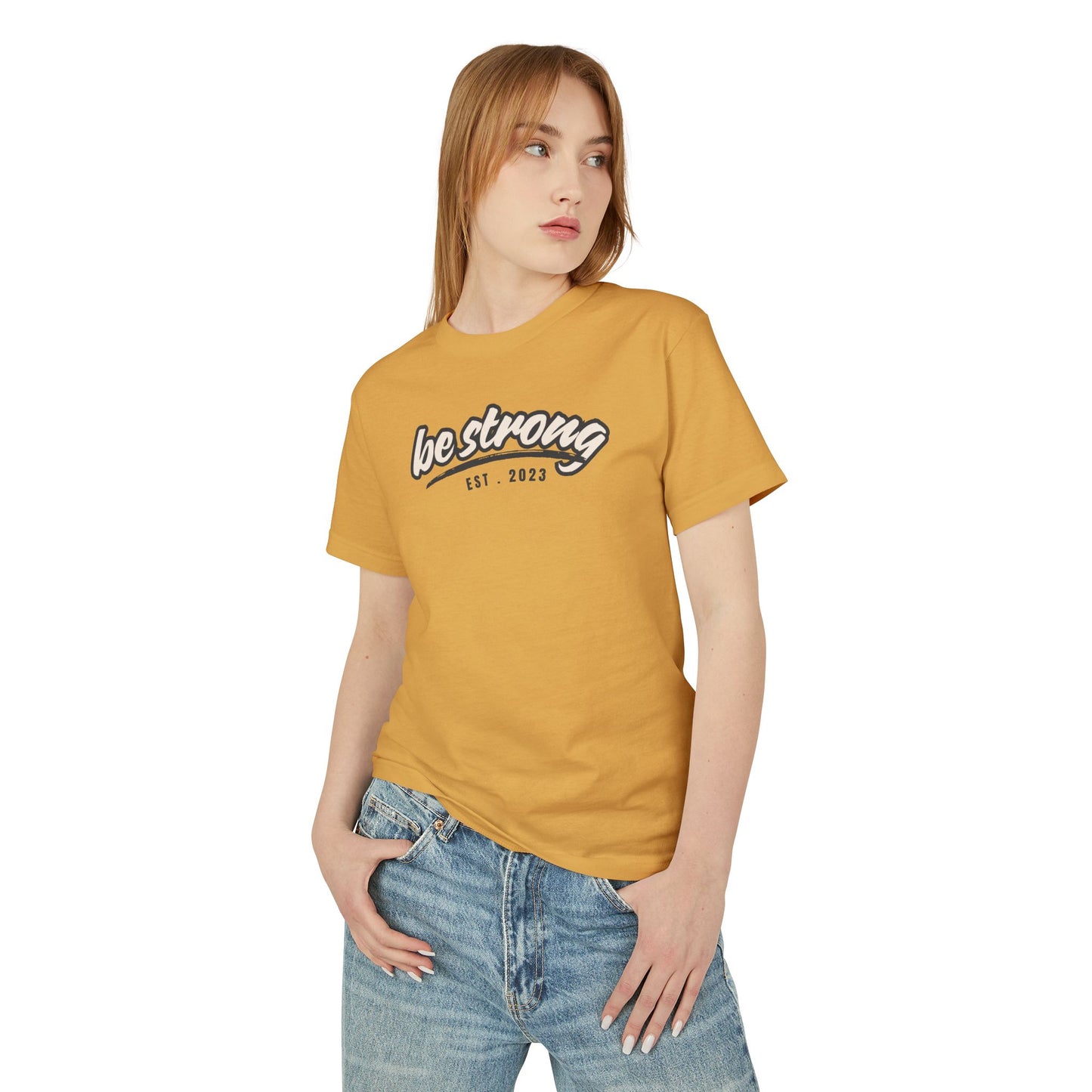 be strong - Unisex Garment-Dyed Heavyweight Cotton Tee