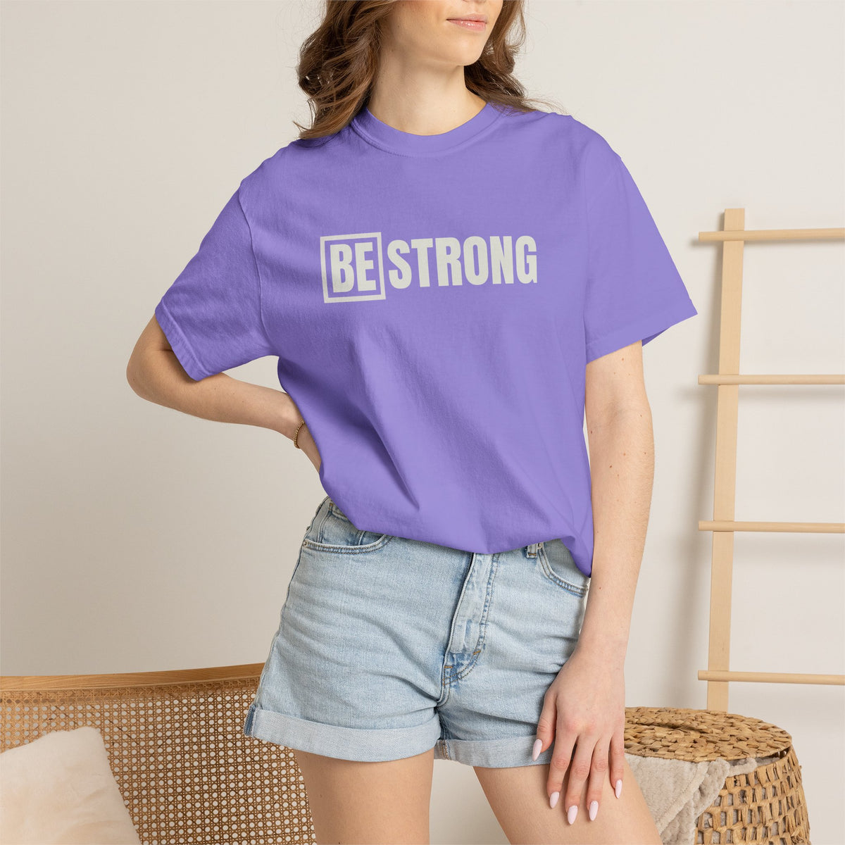 Be Strong Logo Comfort Colors Tee