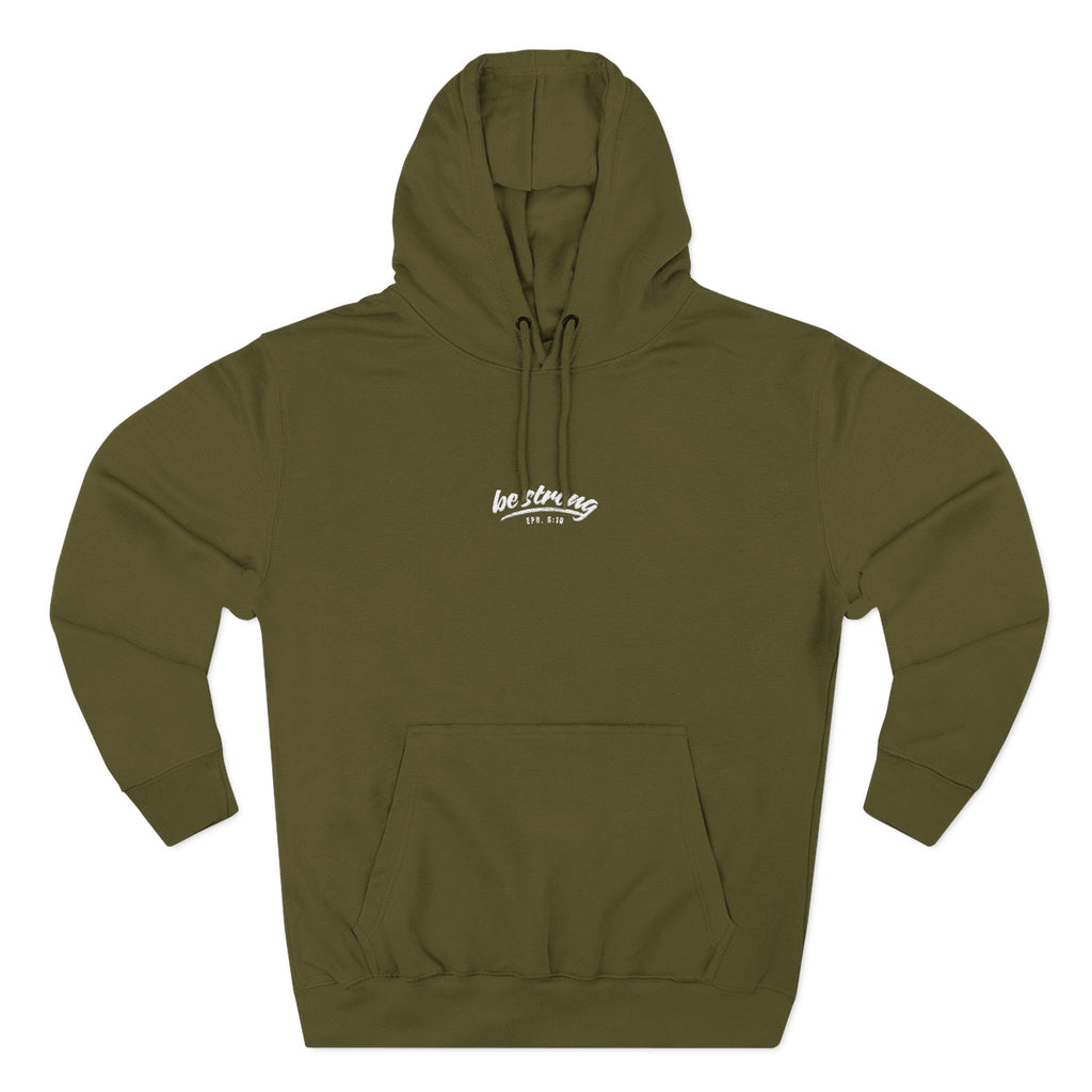 Eph 6:10 Three-Panel Fleece Hoodie