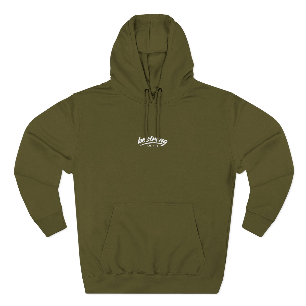 Eph 6:10 Three-Panel Fleece Hoodie